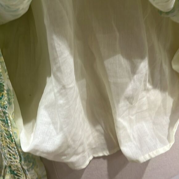 New! Anthropologie Bhanuni By Jyoti Giada Embroidered Beaded Top Size XL - Picture 7 of 16